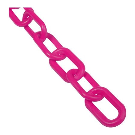 Gec Global Industrial Plastic Chain Barrier 2inx50L Safety Pink 954113SP